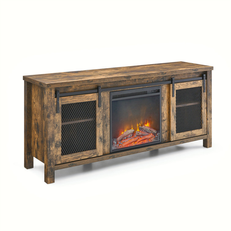 Gracie Oaks Earlvine 58'' W Electric Fireplace Wayfair.ca